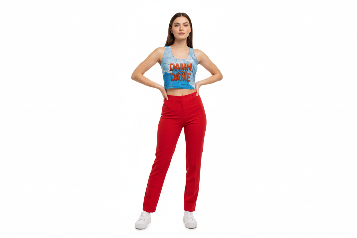 Damn the Dame Crop Tank