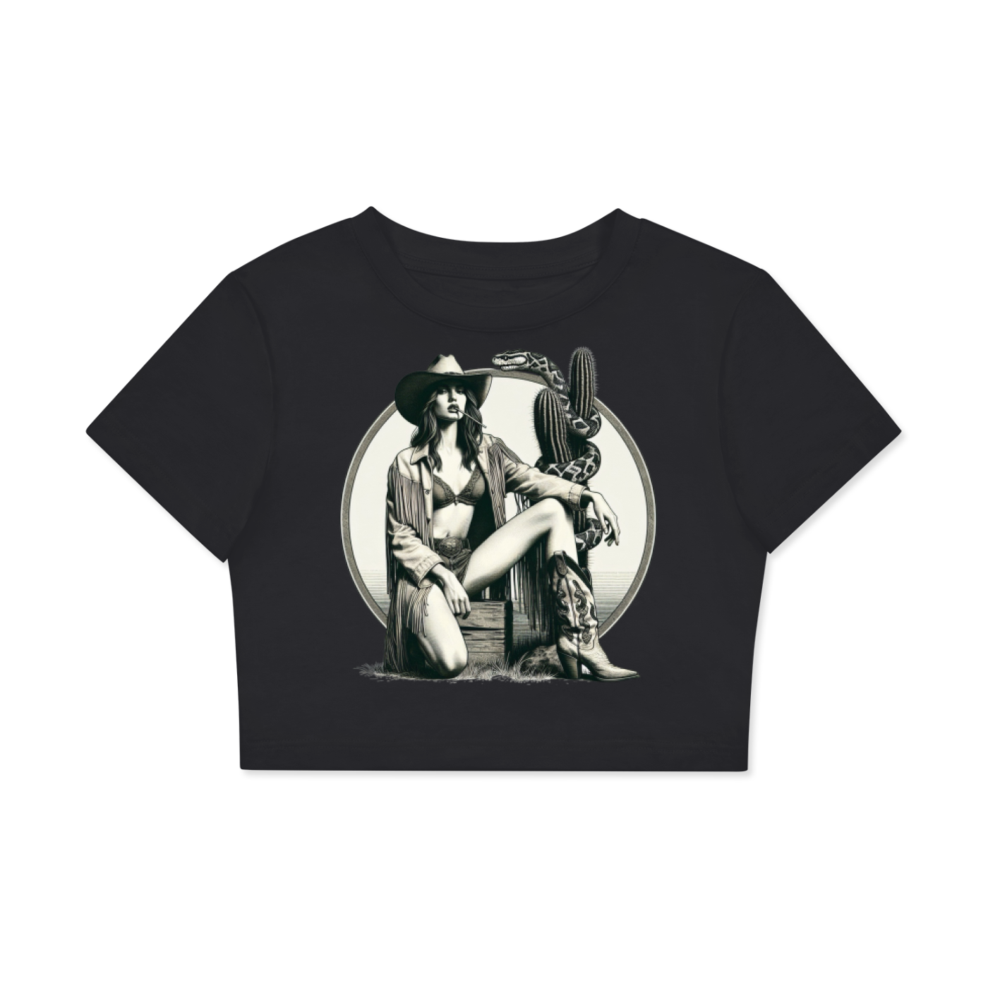 Desert + The Dame Crop Tee