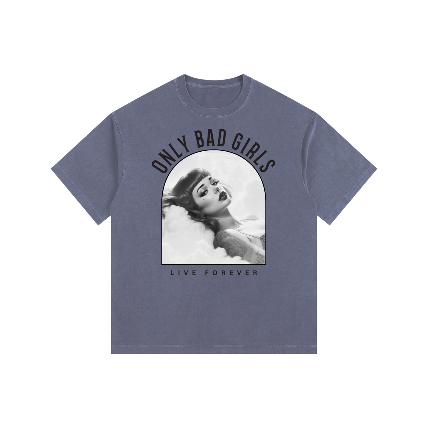 Only Bad Girls Oversized Tee