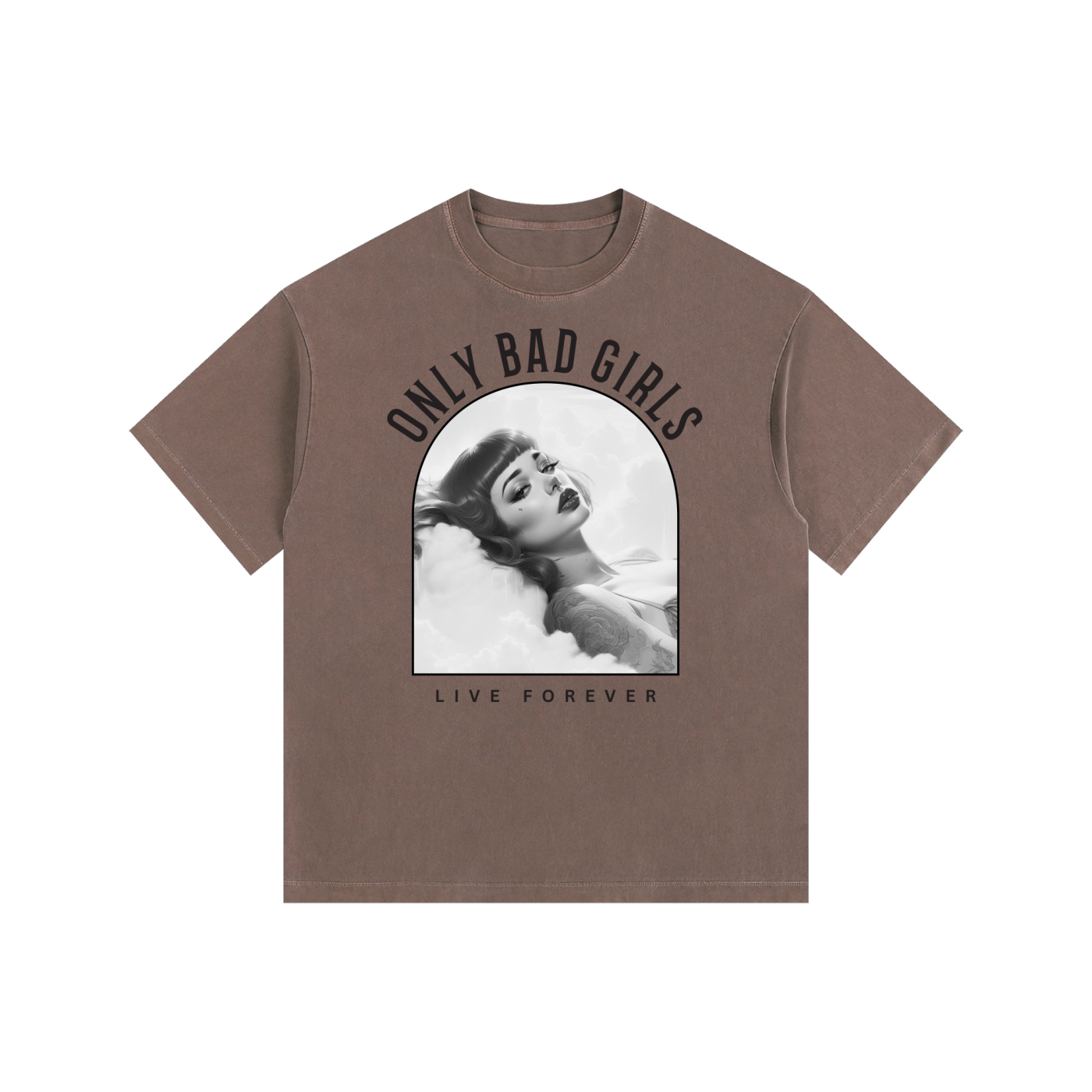 Only Bad Girls Oversized Tee