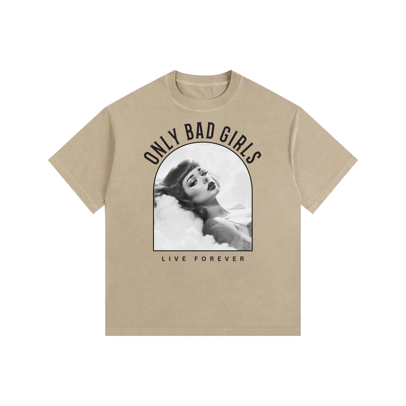 Only Bad Girls Oversized Tee