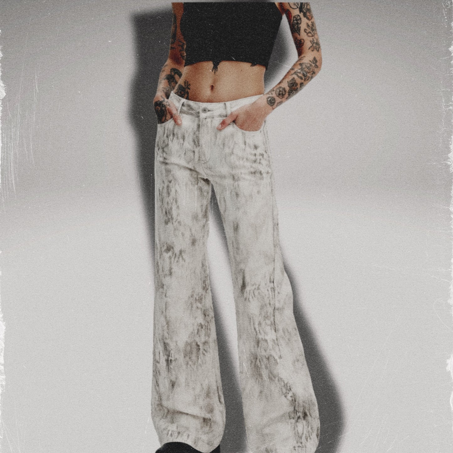 The XX Snake Denim Flares