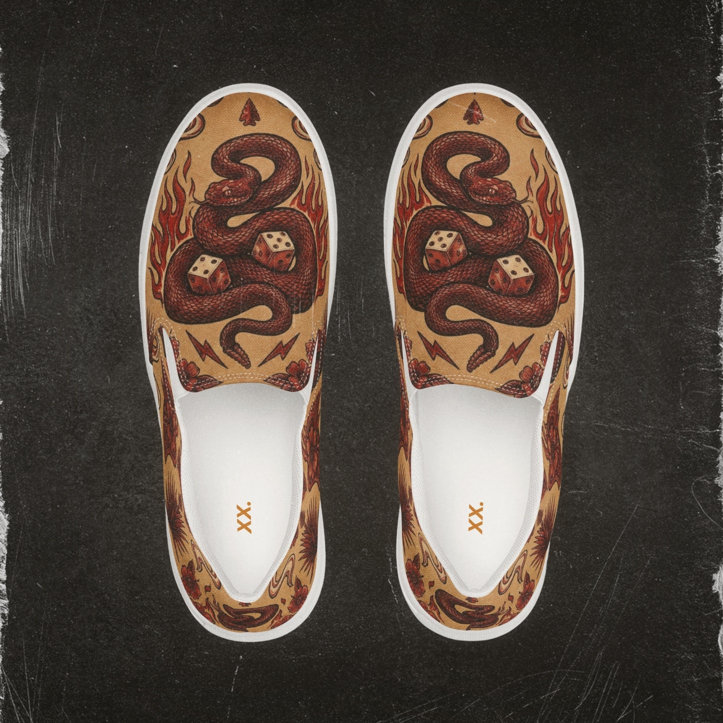 Women's Snake Eye Slip On