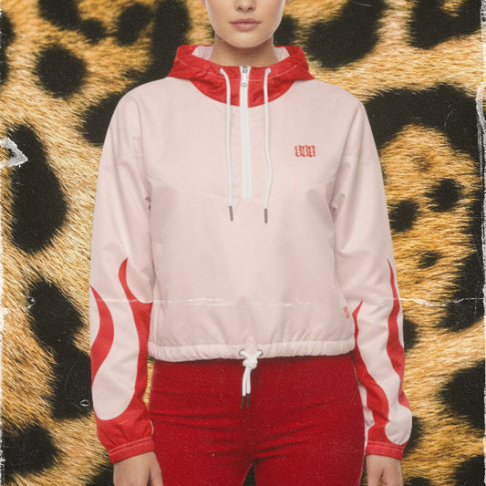 Fired Up Cropped Windbreaker