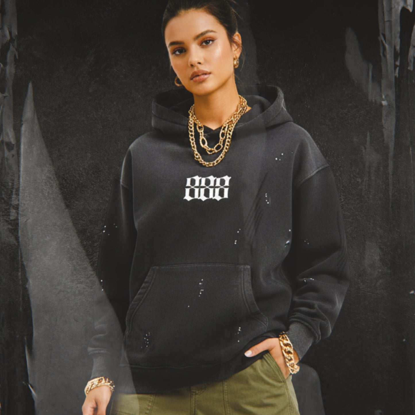 The 888 Vintage Washed Hoodie