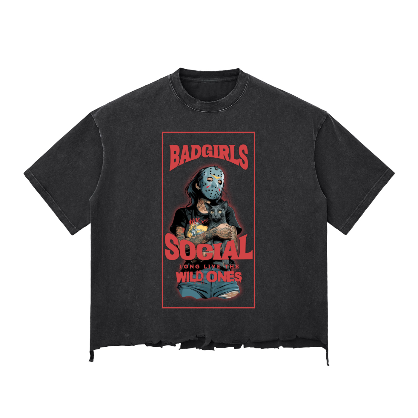 Social Bad Girl Boxy T-shirt