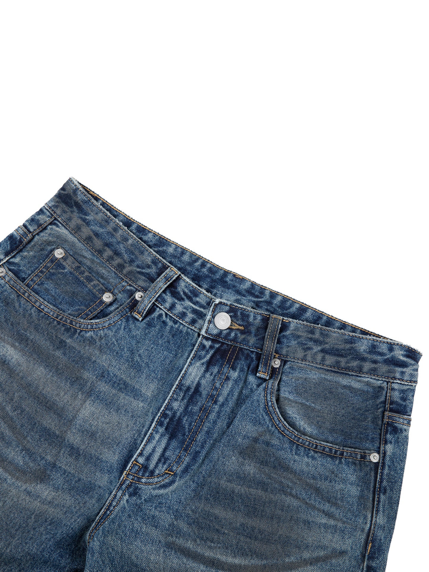 888 Vintage Wash Baggy Denim